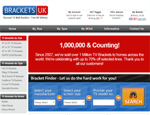 Tablet Screenshot of bracketsuk.com
